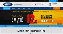 Desktop Screenshot of anchietapecas.com.br
